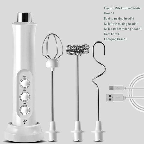 3 In 1 Rechargeable Milk Frother