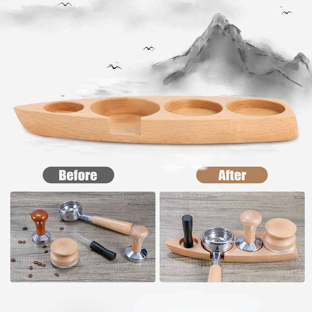 Wooden Coffee Tamper Holder